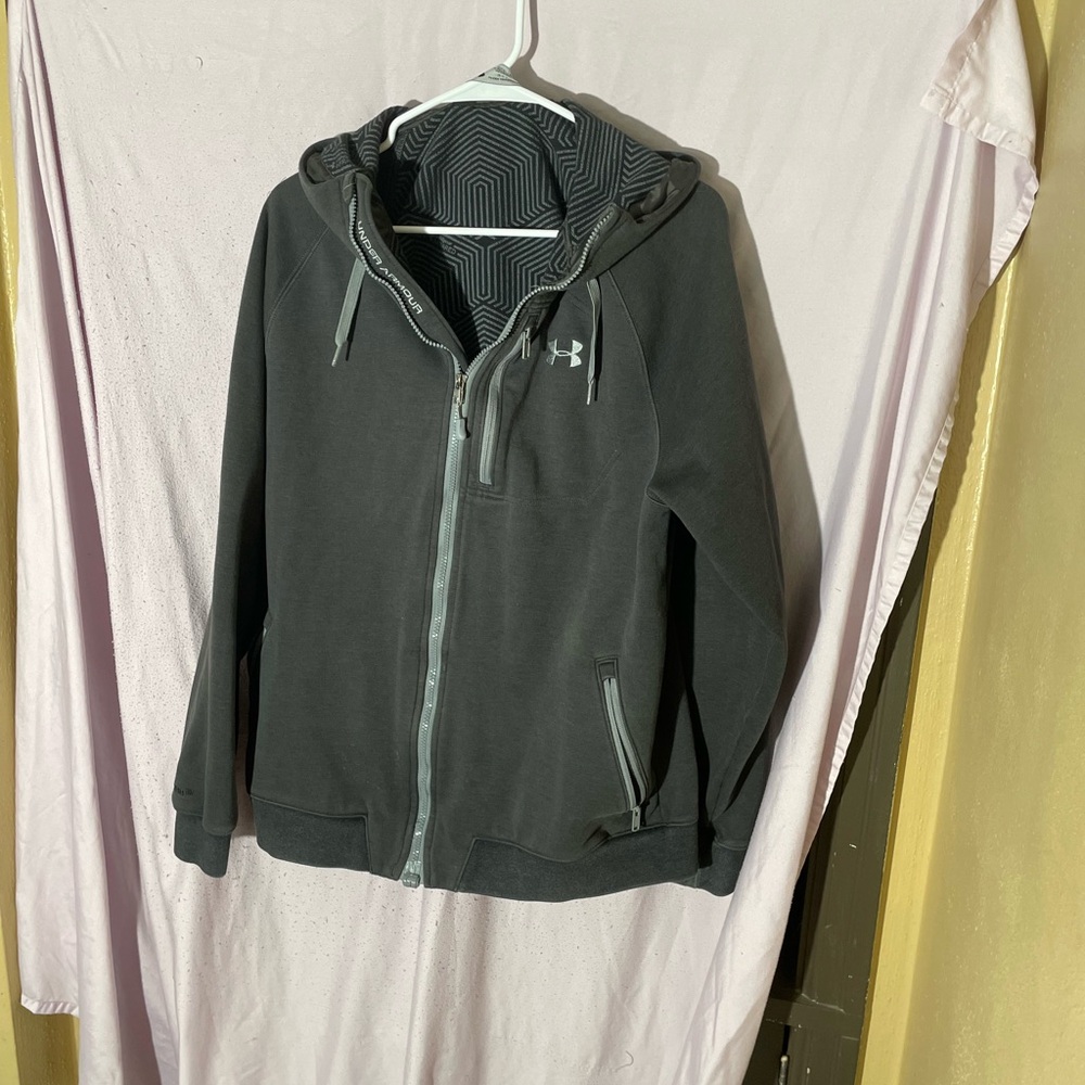 Under Armour Dark Gray Patterned Jacket